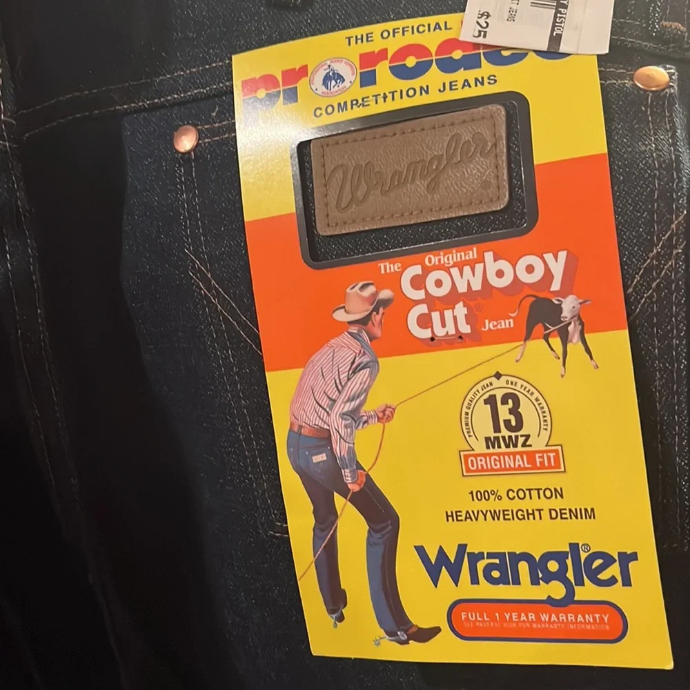 Wrangler Original Cowboy Cut Mens Jeans - Picture 3 of 3